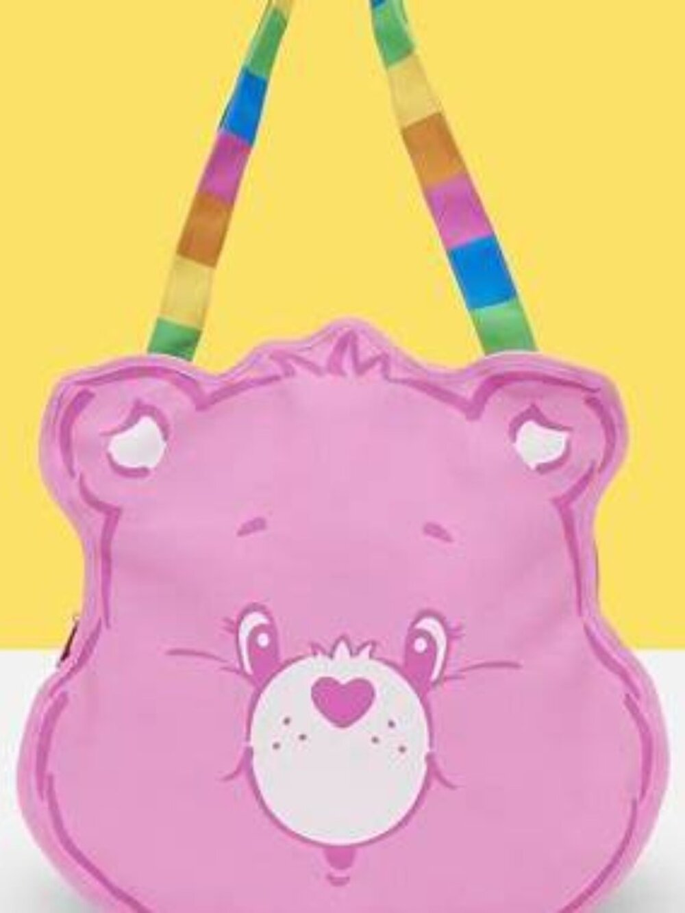Loungefly Care Bears Cheer Bear Cosplay Oversized Canvas Tote Bag NWT